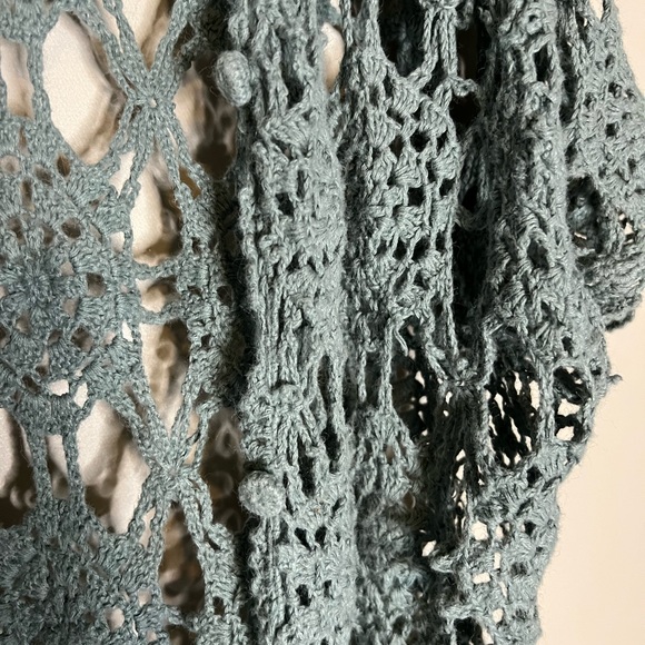 Teddi Sweater Open Knit Cardigan XL - Picture 3 of 3